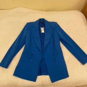 Express royal blue blazer. Size small. NWT.